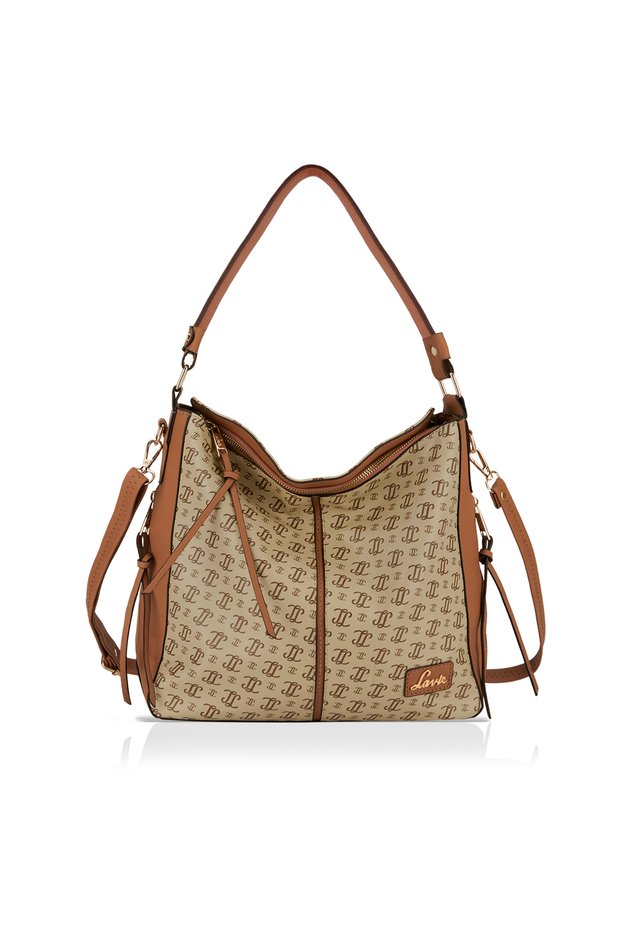 Woman's Clair Large Hobo Handbag(TAUPE)