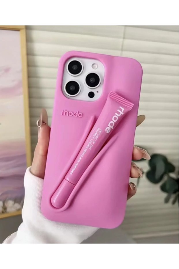 Soft Trend Case Compatible with iPhone 14 Pro with Lip Gloss Gift