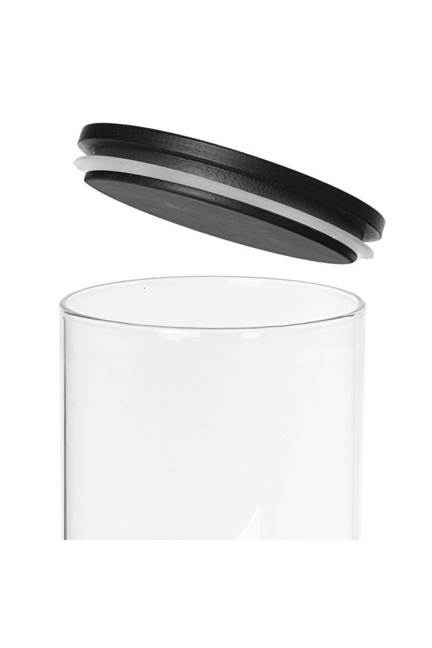 Glass container for bulk products with lid and seal, 600 ml - 5