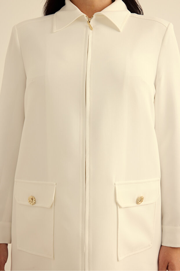 Fermuarlı , Cepli Dokuma Kap - 6