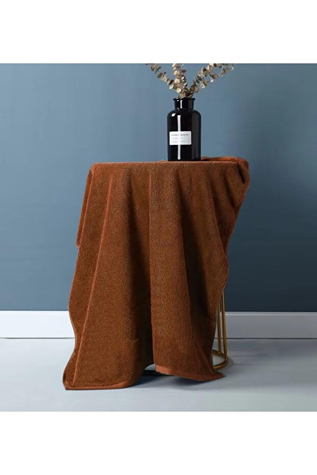 Bath Towel - 100% Cotton 600 GSM Large Size (70x140cm) Highly Absorbent And Super Durable, Co