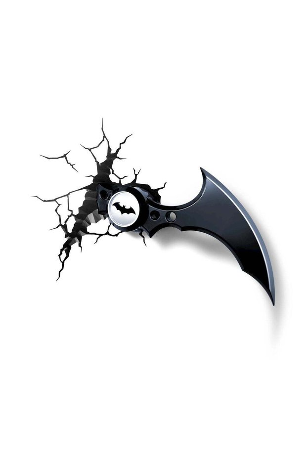 Batman Batarang 3D Deco Light Black