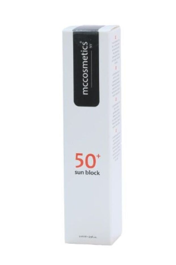 MC SUN BLOCK CREAM SPF 50+ 50MLام سي كوزمتيكس صن بلوك كريم 50 جرام