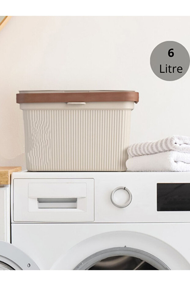 Deterjan Saklama Kutusu 2'li Set – Ölçü Kaşığı Hediye , Çamaşır Makinesi Üstü Kullanıma Uygun - 4