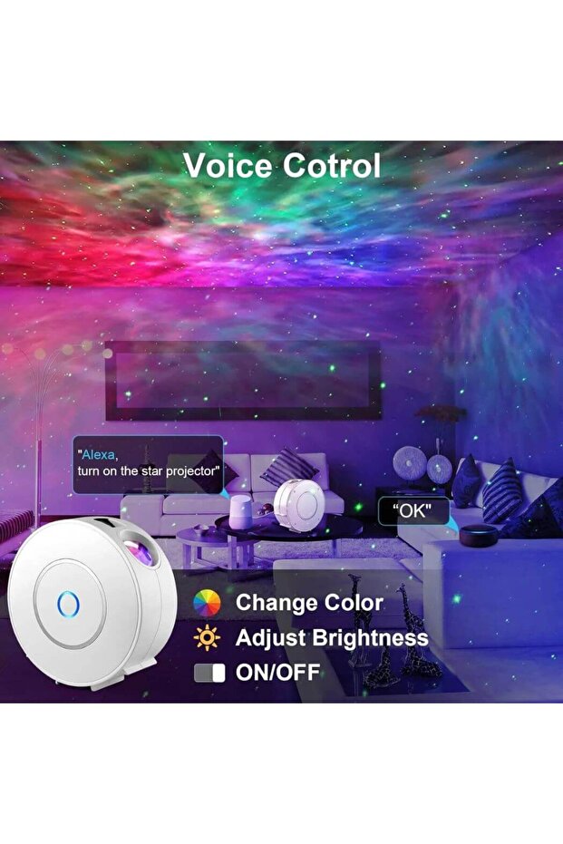 Starry Sky Projector with Speaker - 3