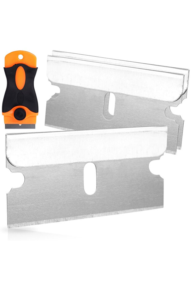 Replaceable scraper blades, metal, 3 pcs. - 1