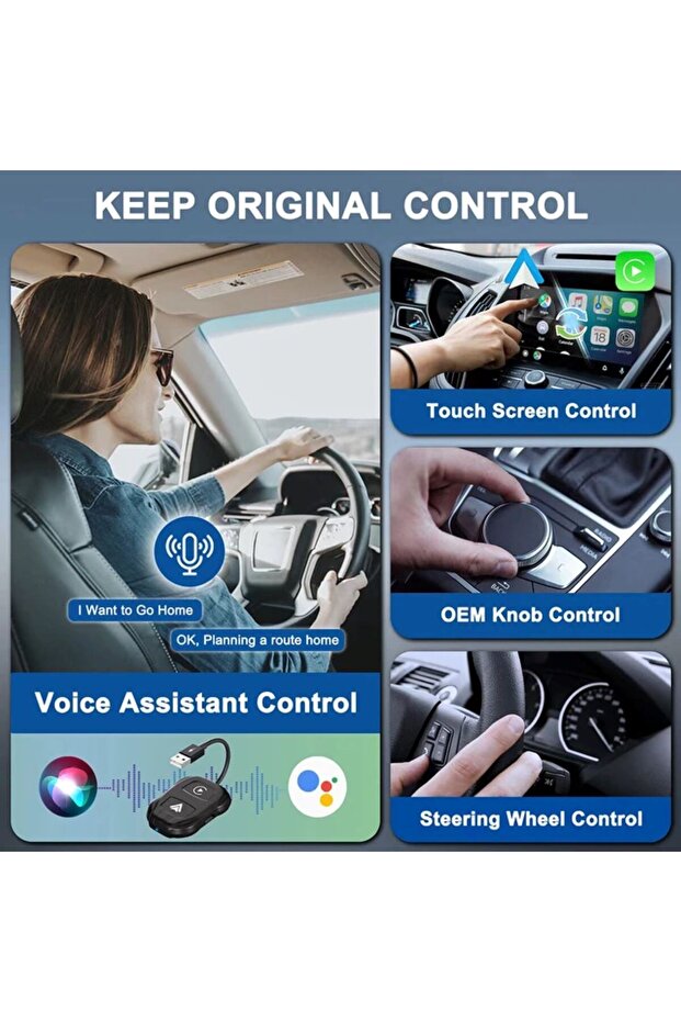 wireless carplay android auto adapter - 2