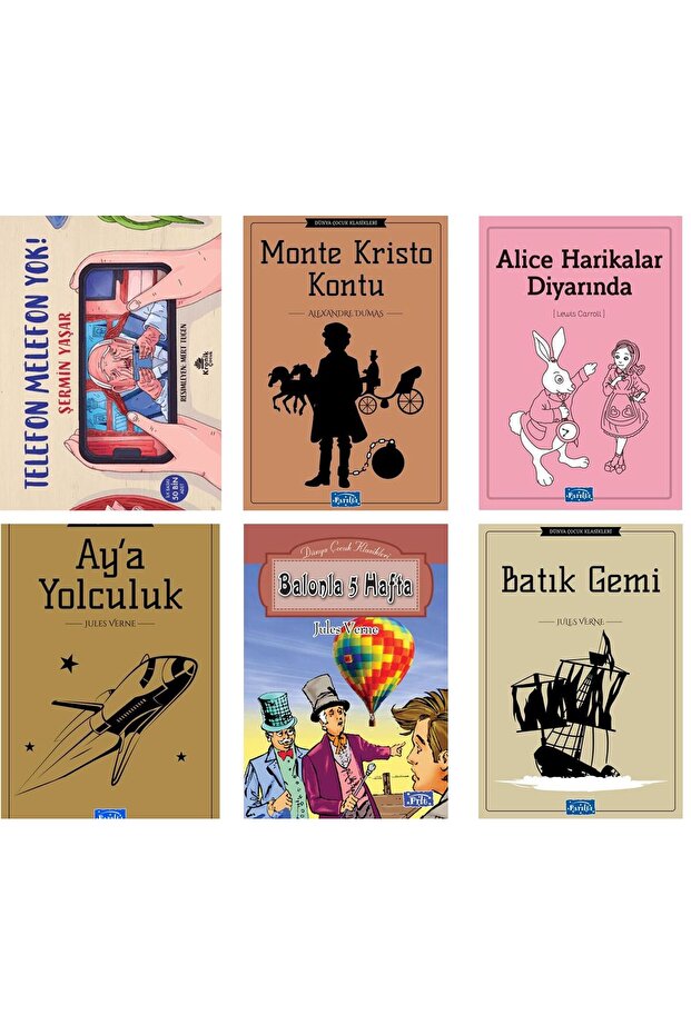 Telefon Melefon Yok Şermin Yaşar Middle School 6-Book Reading Set