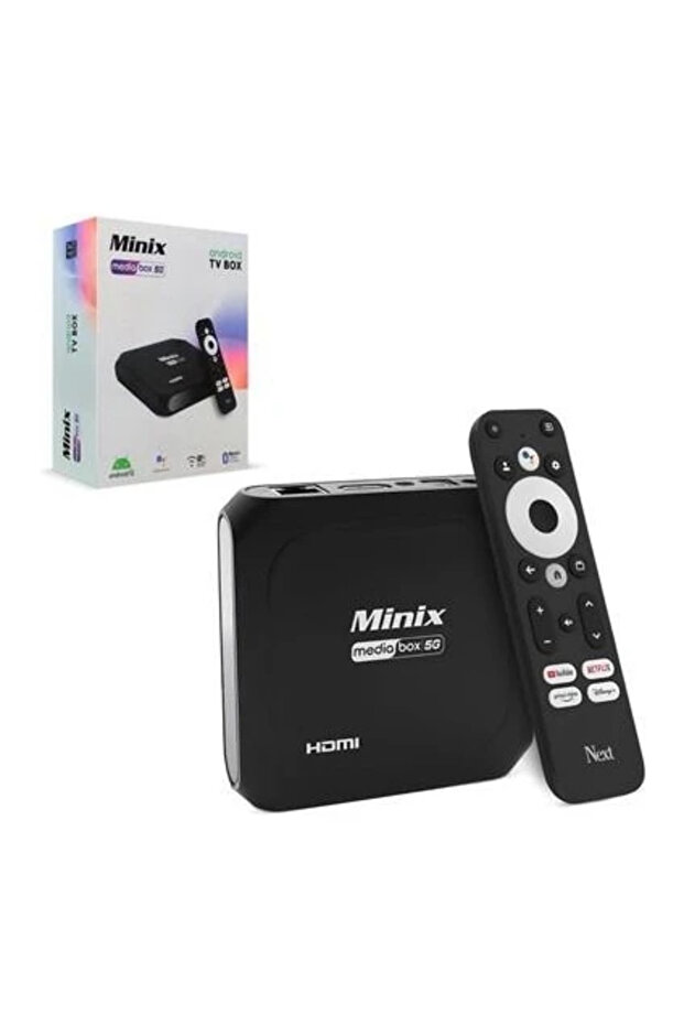 Minix Mediabox 5g Androıd Box 4K 2g Ram - 16GB Hafıza Sesli Kumanda - 1