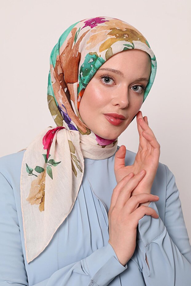 Eșarfă de vară |   Bej - 1