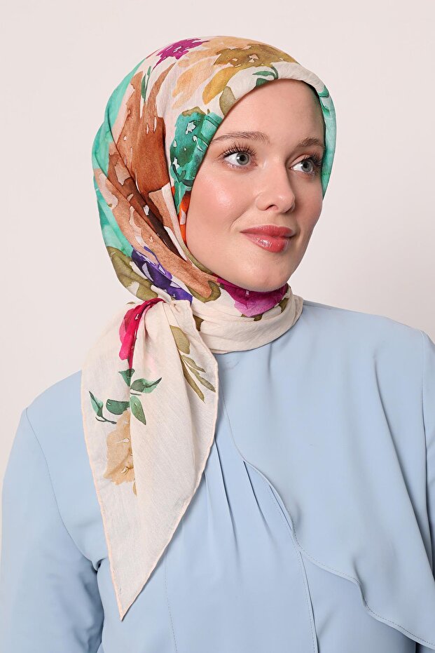 Eșarfă de vară |   Bej - 2