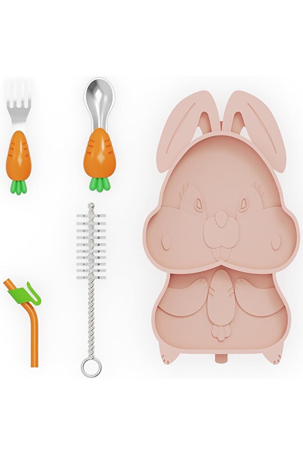 Elena Kids Silicone Tableware - Bunny