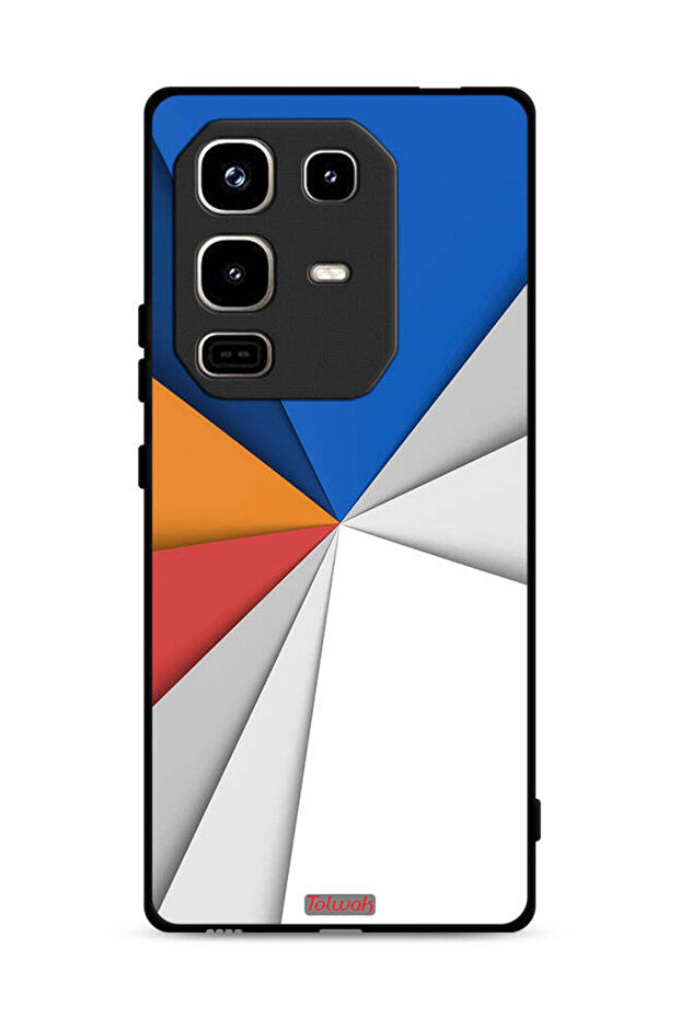 غطاء حماية لهاتف Infinix Note 50 Pro 4G مصنوع من مادة مطابقة للفن التجريدي