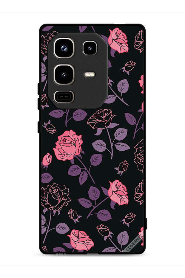 غطاء حماية لهاتف Infinix Note 50 Pro 4G بلون الورود القوطية الباستيل