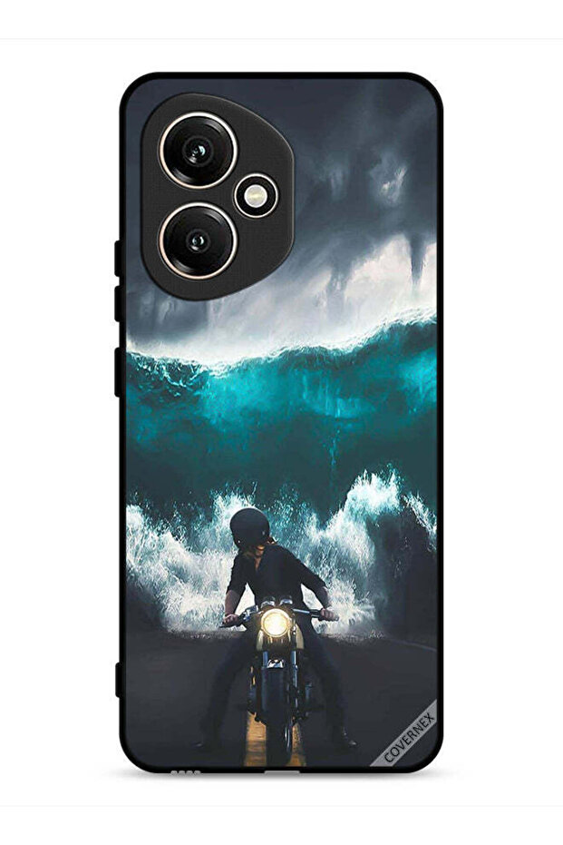 غطاء حماية لهاتف Honor 400 برسومات موجة مائية