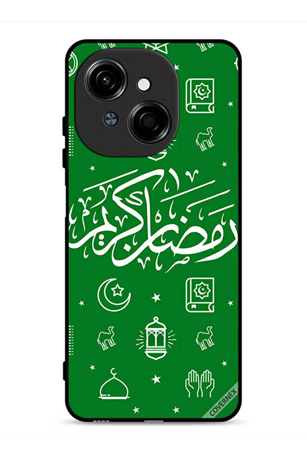 غطاء حماية لهاتف تكنو سبارك جو 1 إس 4G - رمضان كريم أخضر