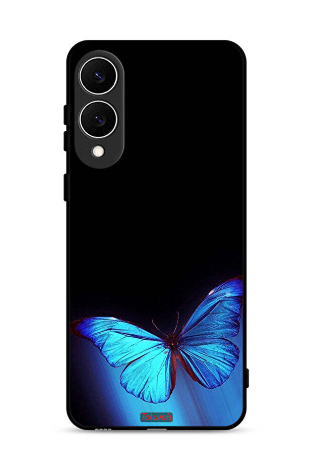 غطاء حماية لهاتف Samsung Galaxy S25 Edge بتصميم فراشة فنية