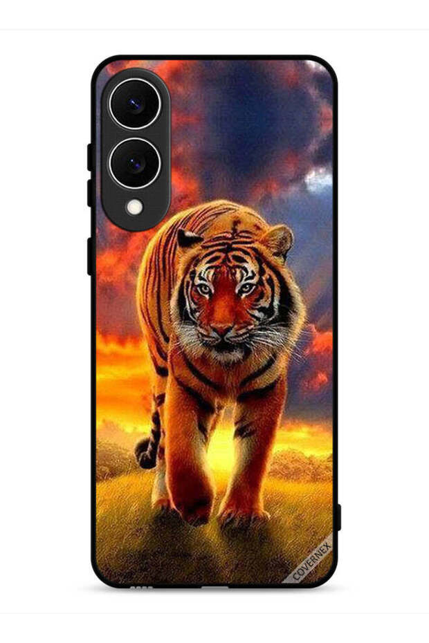 غطاء حماية لهاتف Samsung Galaxy S25 Edge بتصميم Cheetah Walking