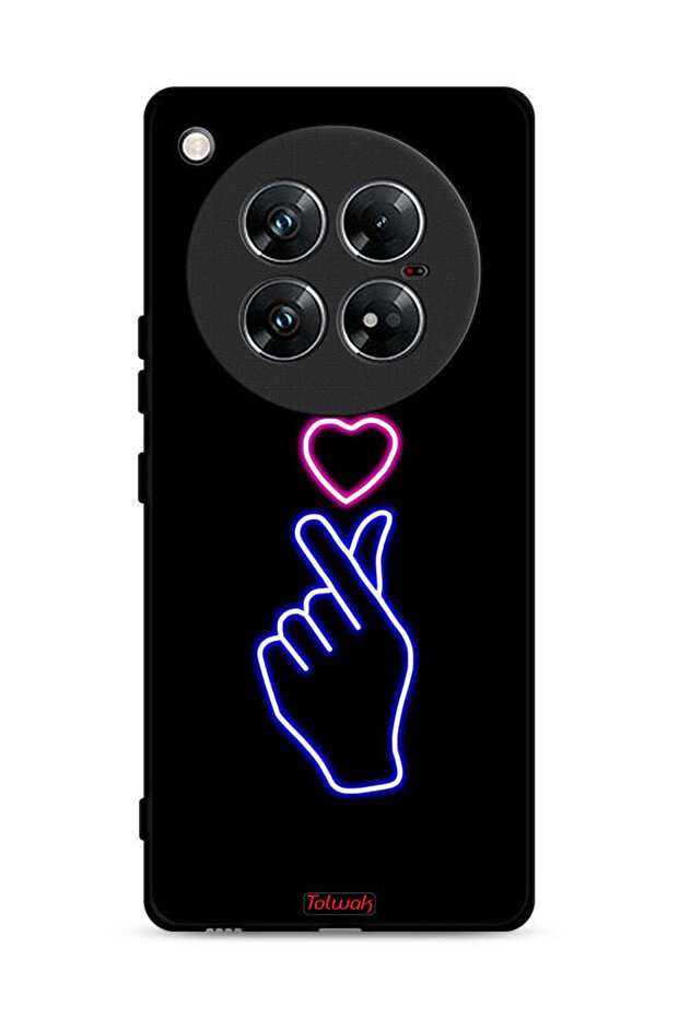 غطاء حماية لهاتف Infinix Zero 40 بنقشة قلب سناب