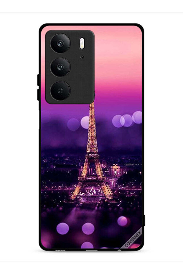 غطاء حماية لهاتف Realme C75 4G بتصميم برج إيفل