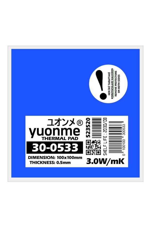 Thermal Pad / Thermal Pad 0.5mm 3.0W/Mk 100X100Mm 30-0533