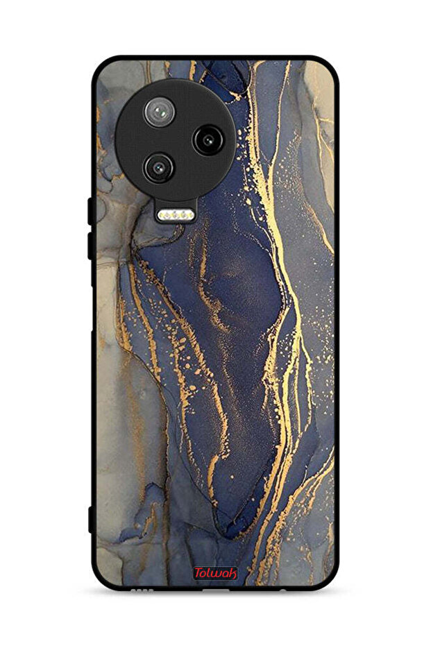 غطاء حماية لهاتف Infinix Note 12 Pro 4G بنقشة رخامية لامعة