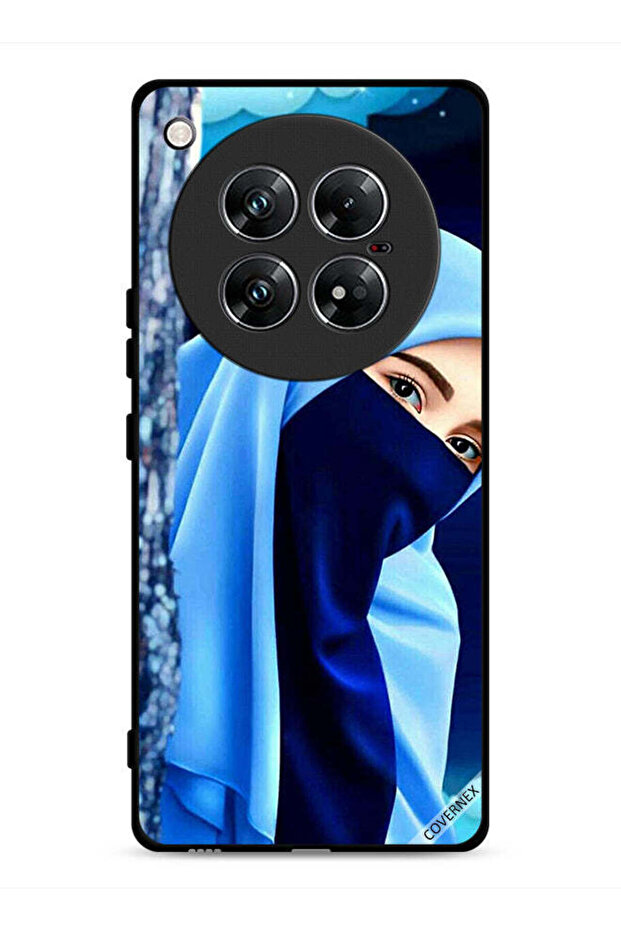 غطاء حماية لهاتف إنفينيكس زيرو 40 بنقشة فتاة محجبة