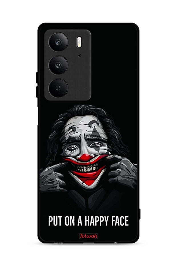 غطاء حماية لهاتف Realme C75 4G بوجه سعيد