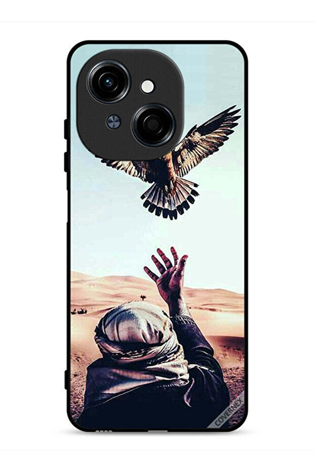 غطاء حماية لهاتف Tecno Spark Go 1 4G بتصميم Eagle Landing