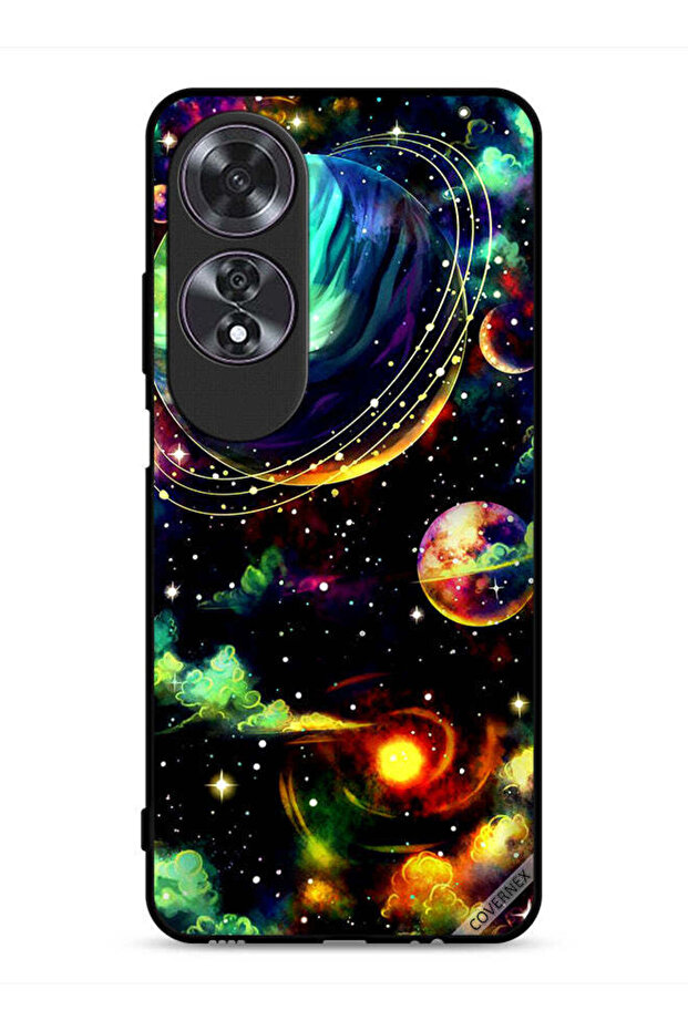 غطاء حماية لهاتف Oppo A60 - نباتات زحل