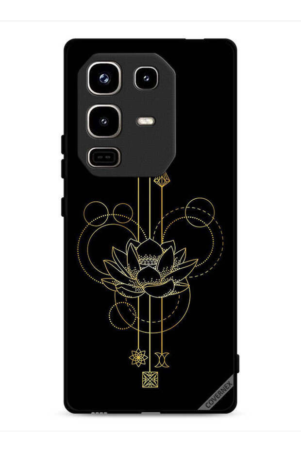 غطاء حماية لهاتف Infinix Note 50 Pro 4G بنقشة زهور عصرية