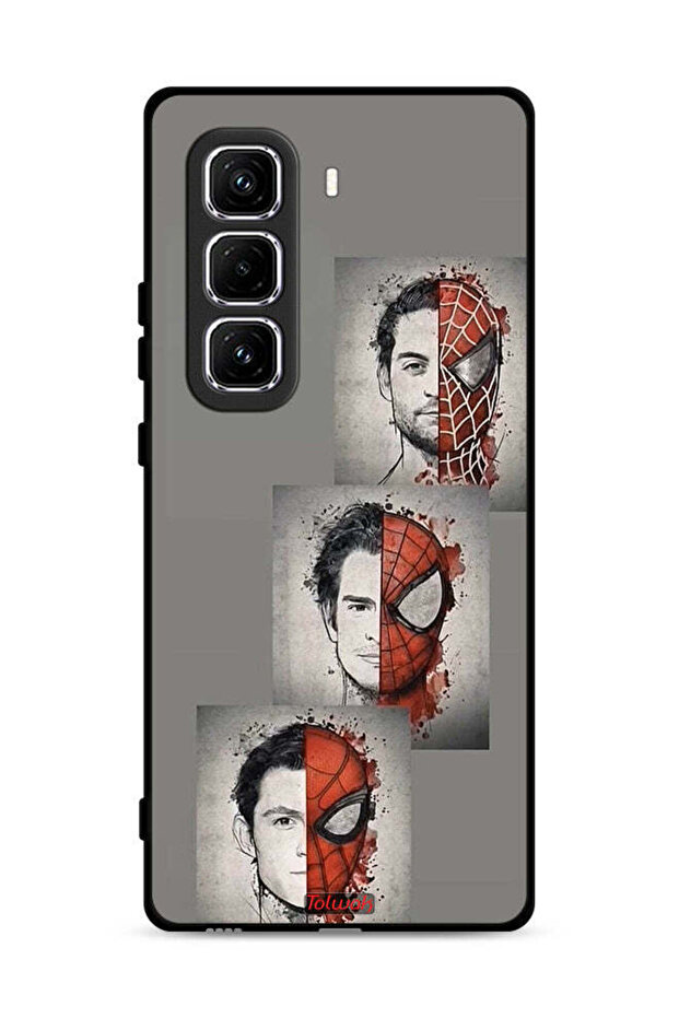 غطاء حماية لهاتف Infinix Hot 50 Pro 4G برسومات سبايدر مان