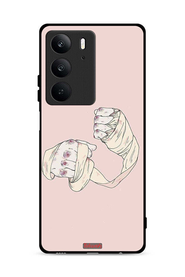 غطاء حماية لهاتف Realme C75 4G برسومات فنية مقاتلة