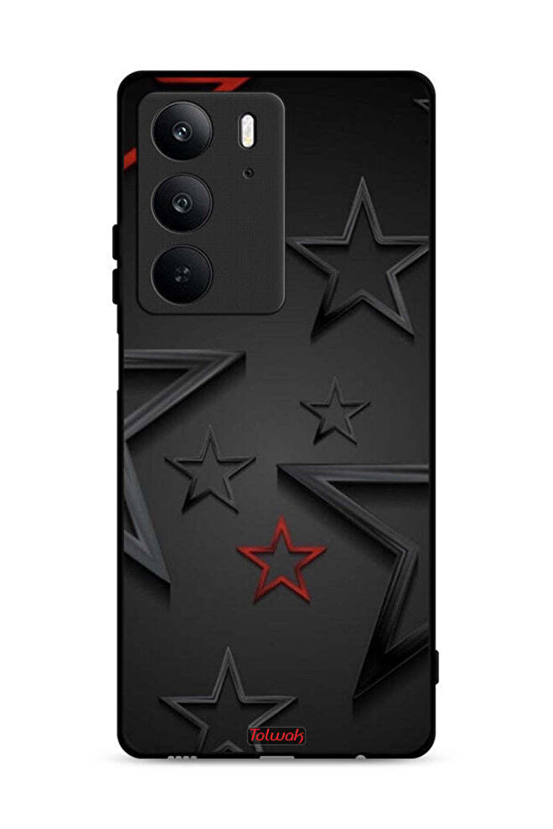 غطاء حماية بنقشة نجوم لهاتف Realme C75 4G