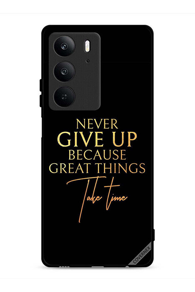 غطاء حماية Realme C75 4G لا تستسلم أبدًا لأن الأشياء العظيمة تستغرق وقتًا