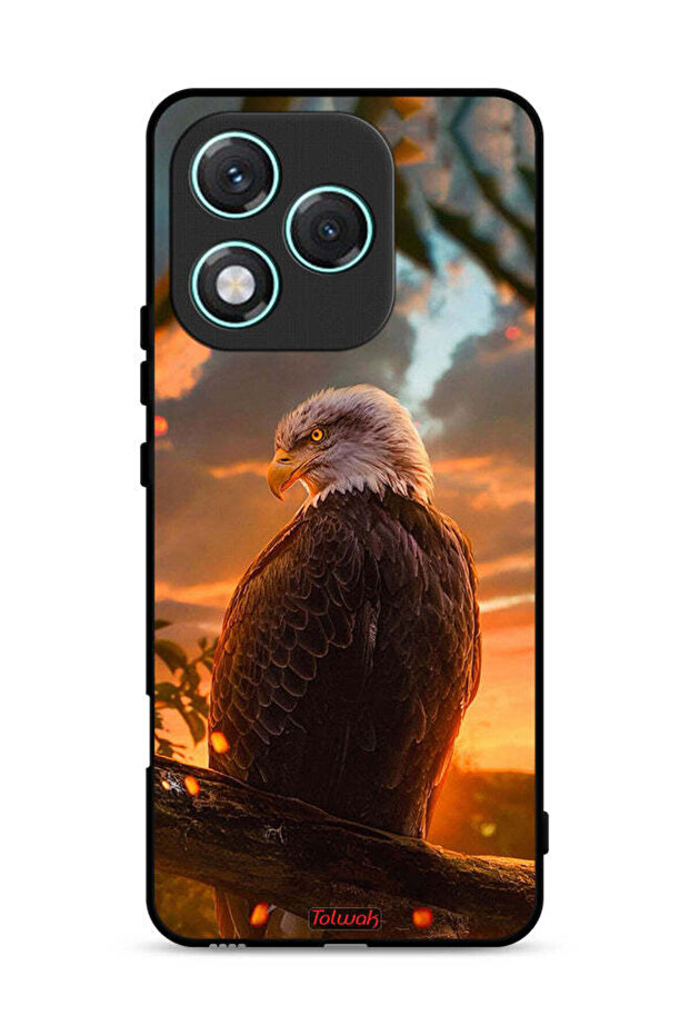 غطاء حماية لهاتف Honor 400 Lite بتصميم النسر - 1