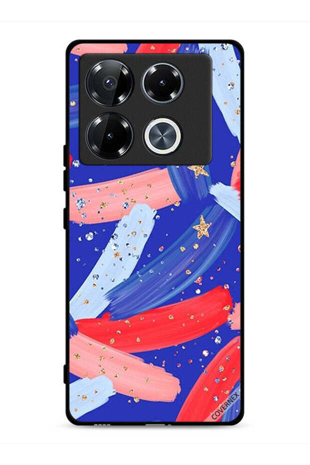 غطاء حماية لهاتف Infinix Note 40 Pro 5G برسومات فنية