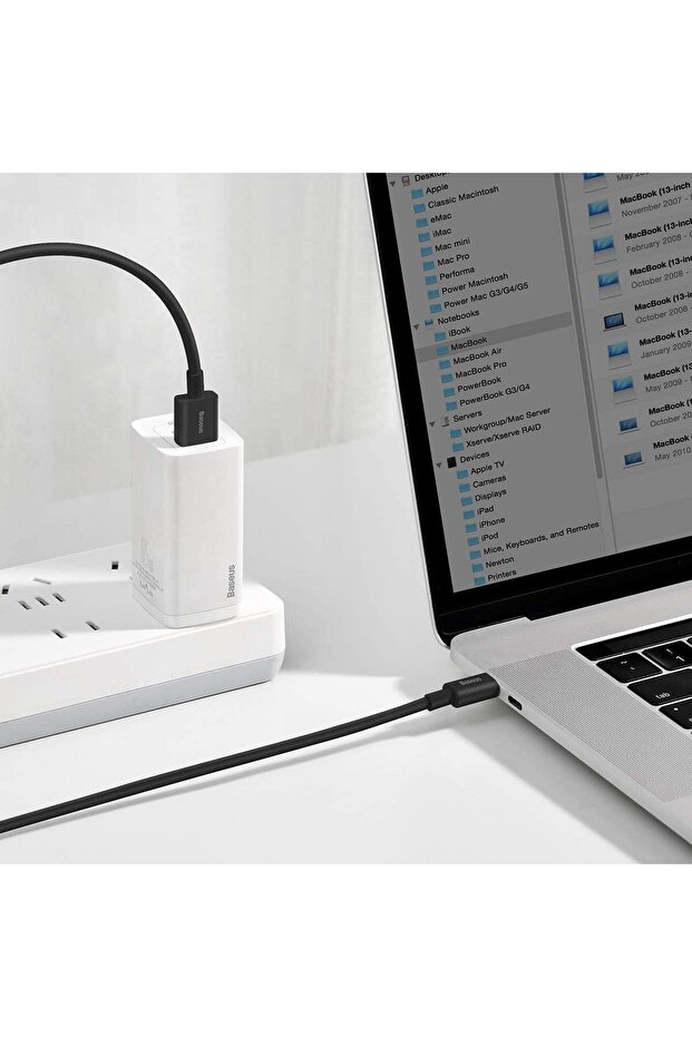 كابل شحن USB Type-C إلى Type-C بطول 1 متر – أسود - 3