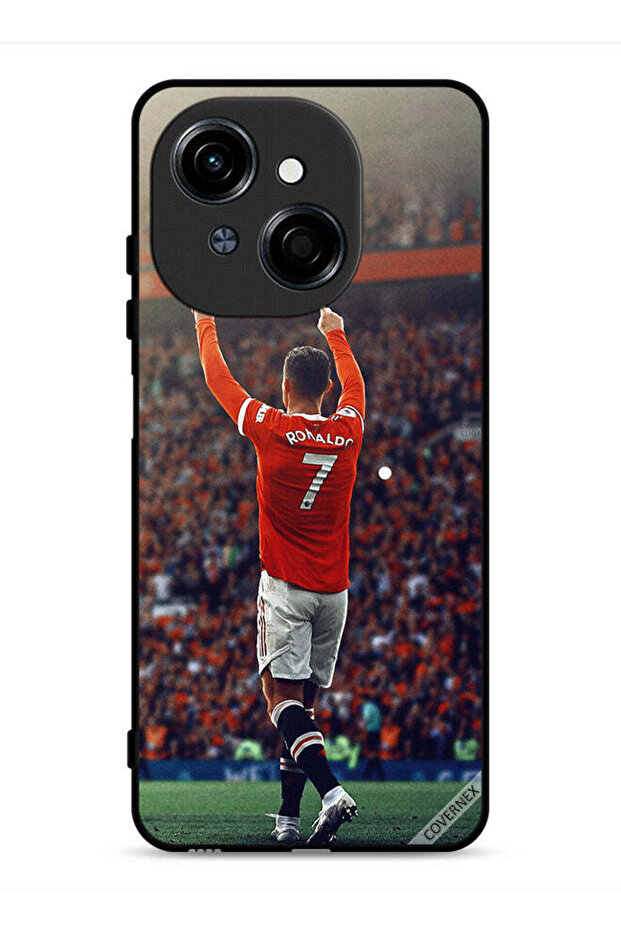 غطاء حماية لهاتف تكنو سبارك جو ١ ٤ جي، صورة رونالدو CR7