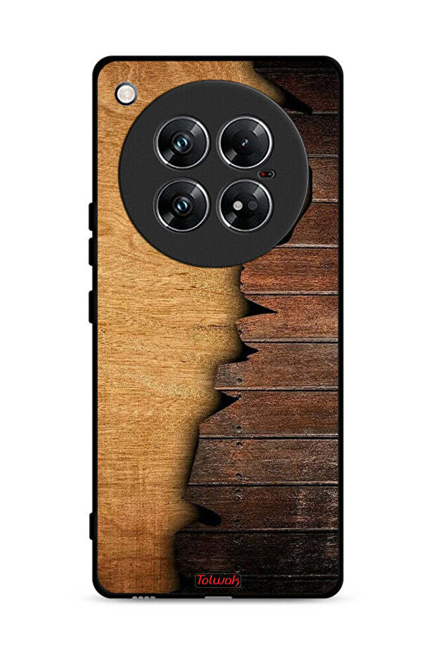 غطاء حماية لهاتف Infinix Zero 40 بنمط خشبي عتيق