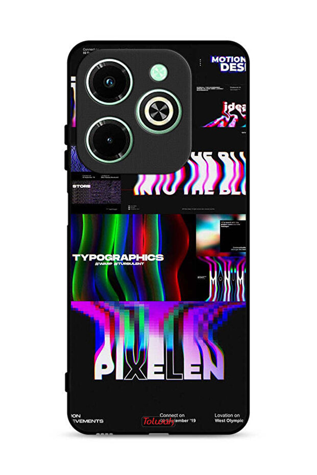 غطاء حماية بتصميم متحرك لهاتف Infinix Hot 40i 4G