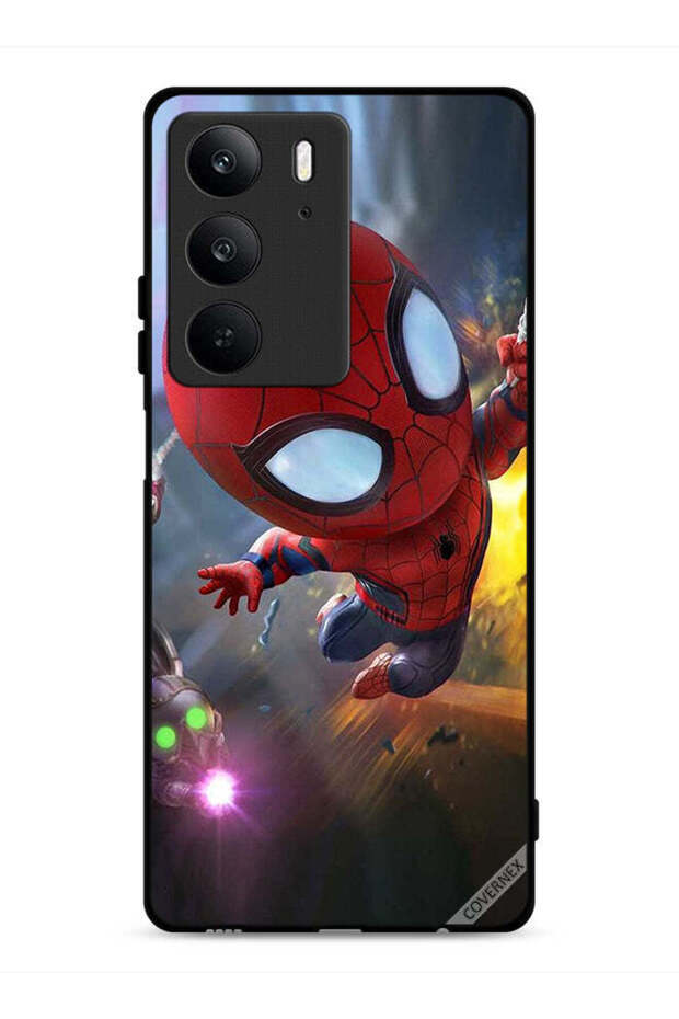 غطاء حماية لهاتف Realme C75 4G بتصميم سبايدرمان في العمل