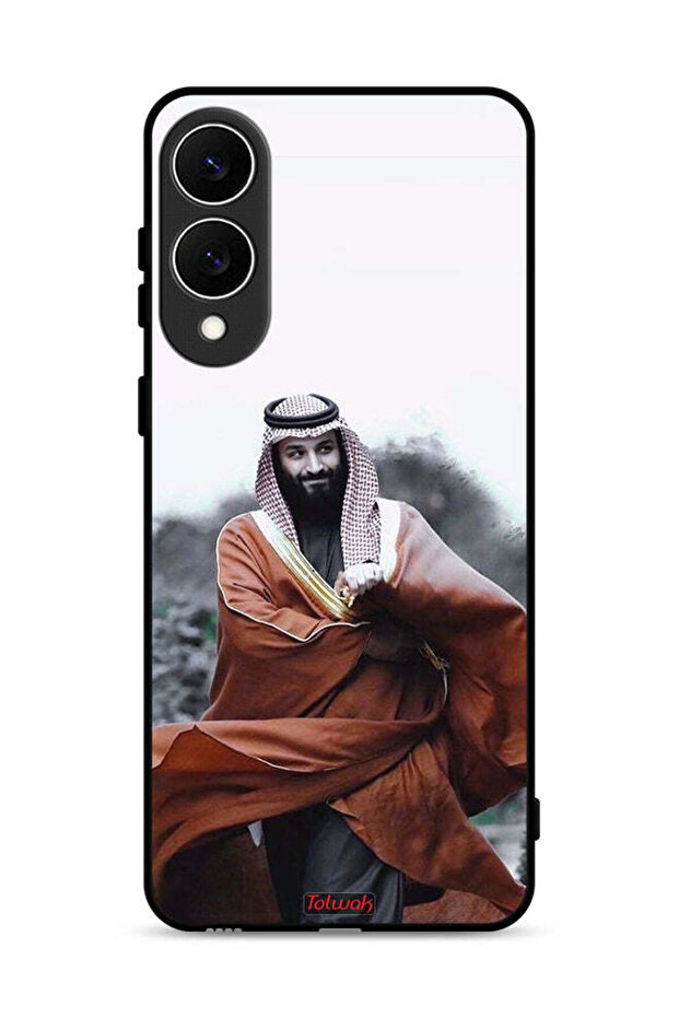 غطاء حماية لهاتف سامسونج جالاكسي إس 25 إيدج محمد بن سلمان بن عبد العزيز