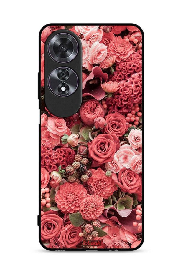 غطاء حماية لهاتف Oppo A60 - لون وردي خوخي