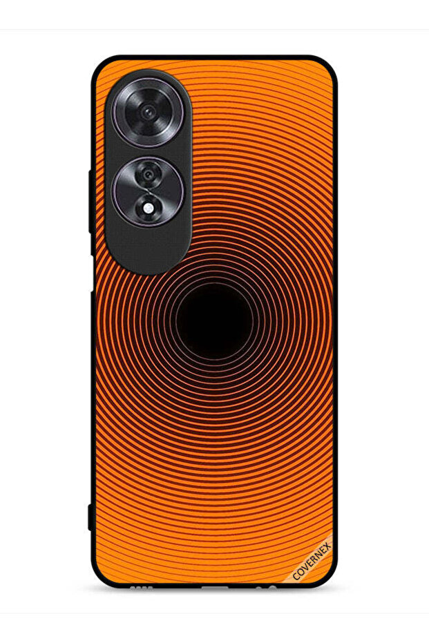 غطاء حماية لهاتف Oppo A60 بنقشة دوائر - 1