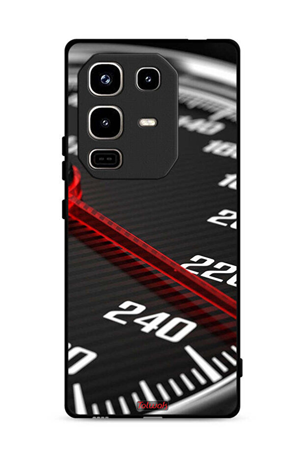 غطاء حماية لجهاز Infinix Note 50 Pro 4G مزود بمقياس السرعة