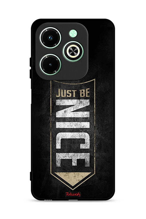 غطاء حماية لهاتف Infinix Hot 40i 4G "فقط كن لطيفًا"