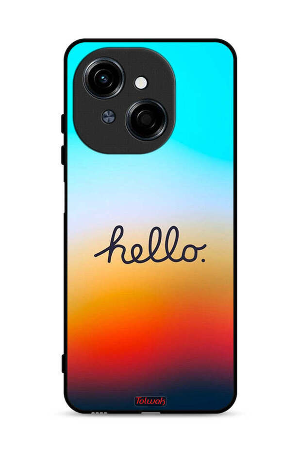 غطاء حماية لهاتف Tecno Spark Go 1 4G Hello