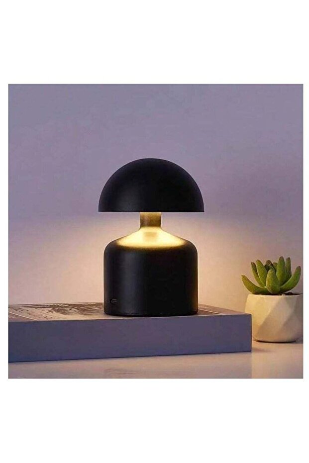 مصباح طاولة LED لاسلكي بتصميم عصري مع 3 مستويات من التعتيم - 1