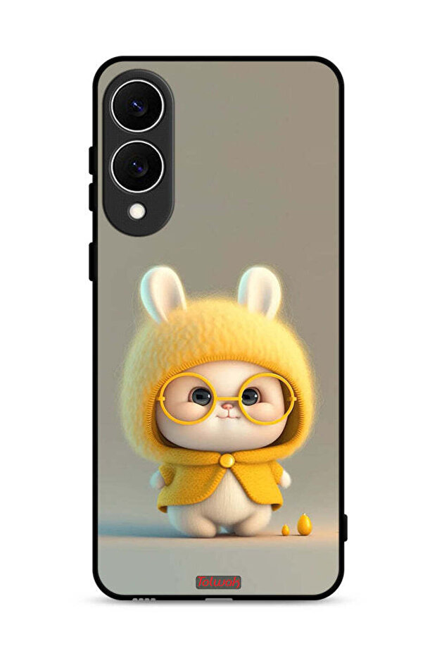غطاء حماية لهاتف Samsung Galaxy S25 Edge بتصميم أرنب صغير